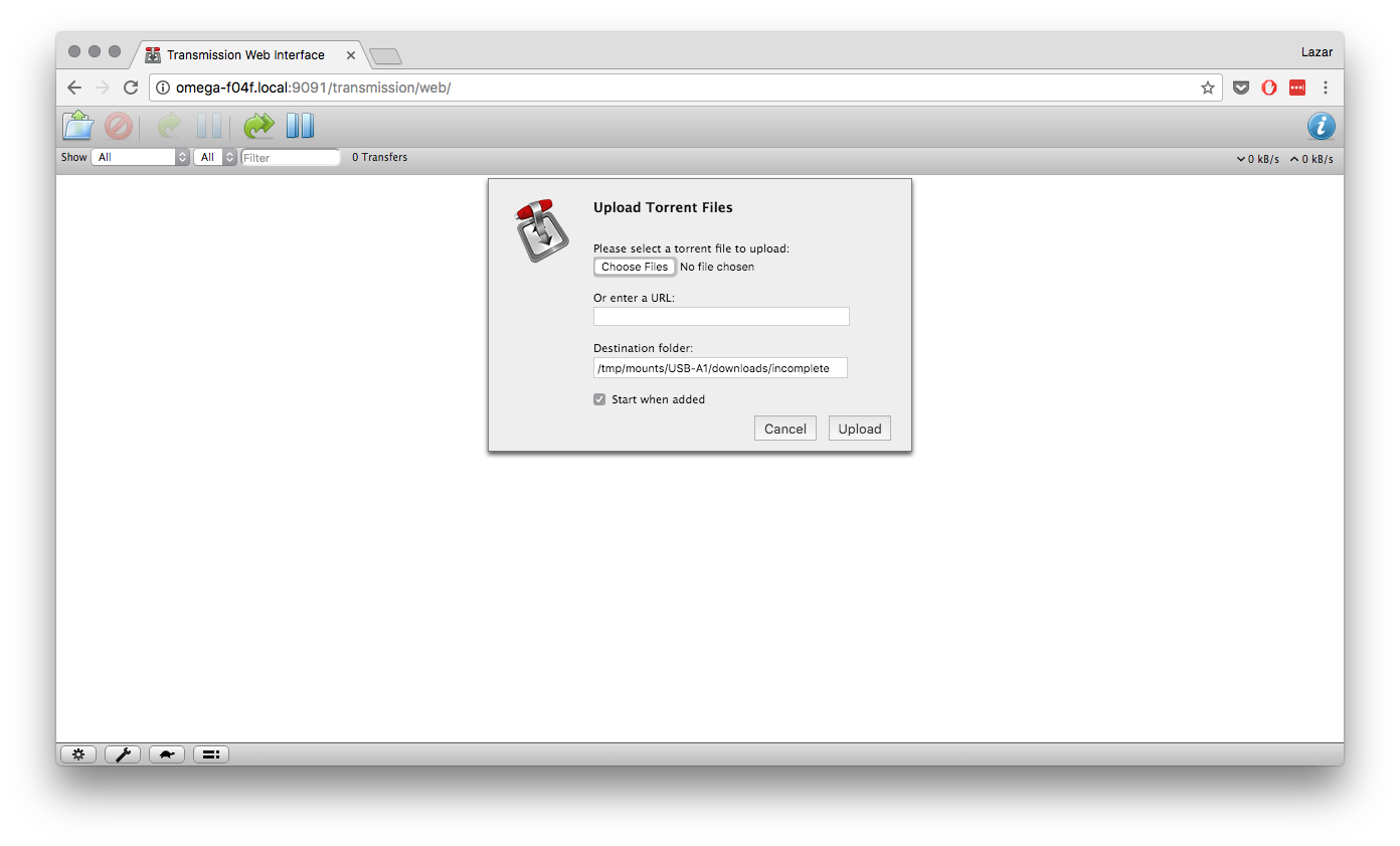 Omega BitTorrent Machine
