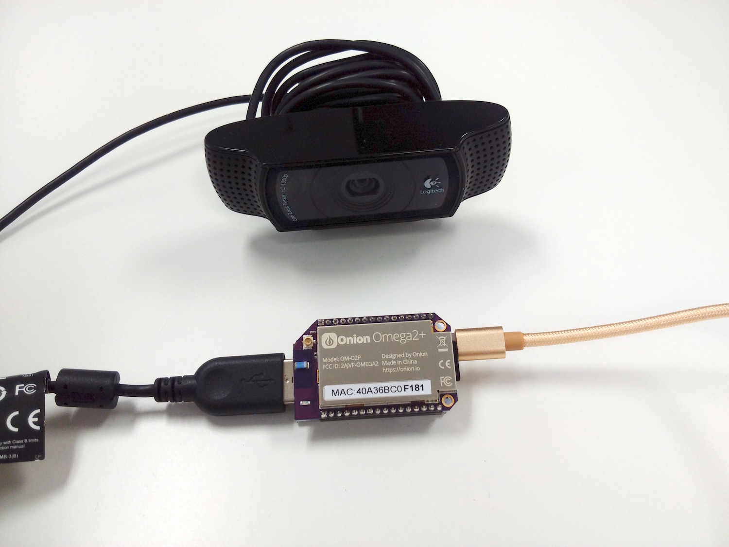 Taking Photos With A USB Webcam On The Omega